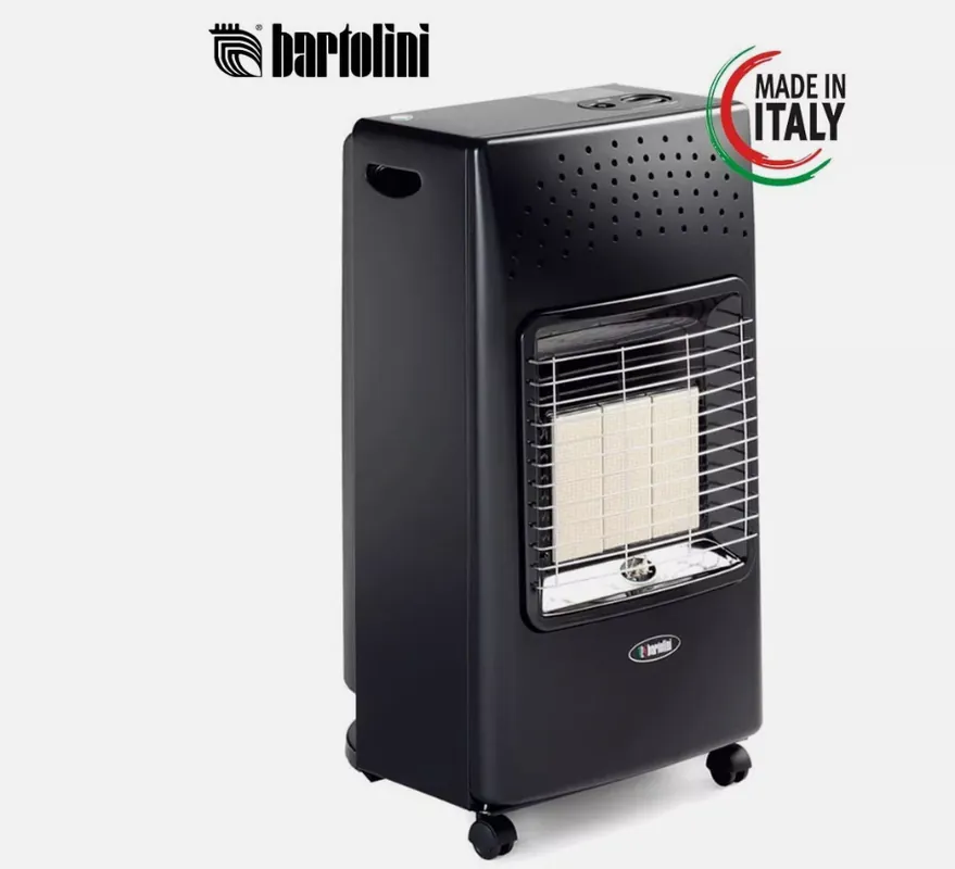 Compra Online Stufa a gas GPL infrarossi nera portatile Bartolini IB221IT riscaldamento domestico
