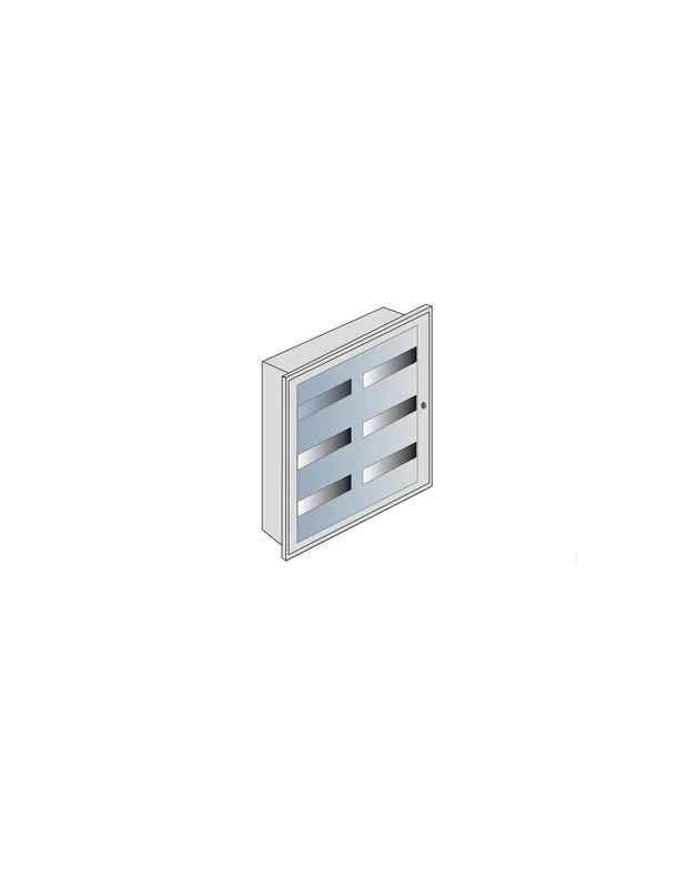 Saldi Quadro incasso lamiera c/portello 72m e209c/72 ticino