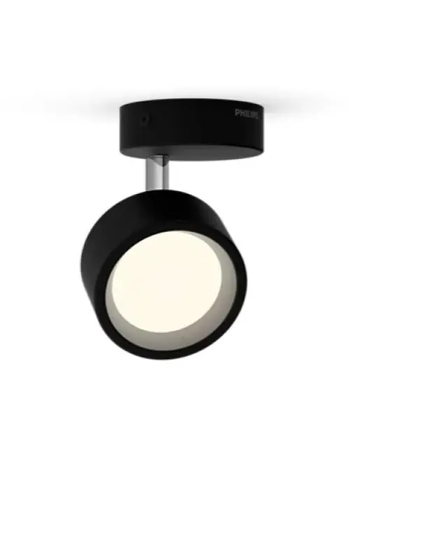Offerta Faretto led Philips Bracia 1 luce 5,5W 2700K nero - 17482500