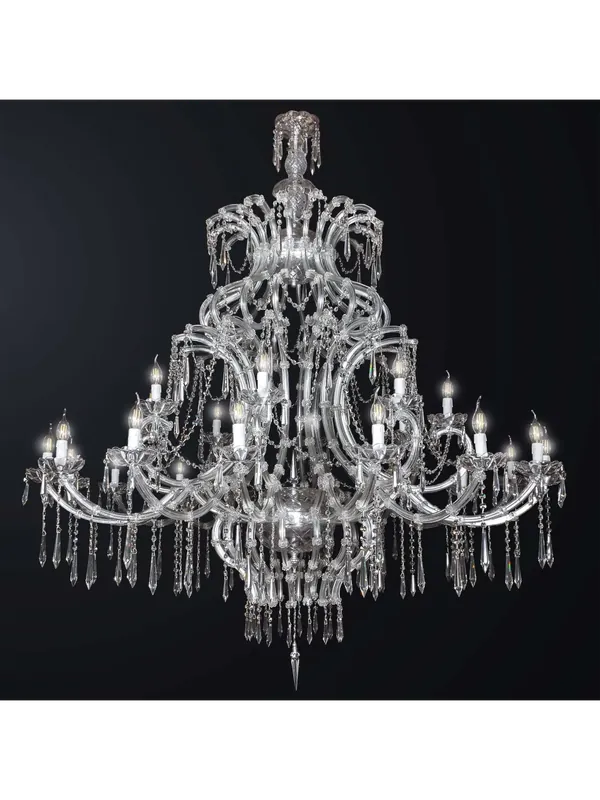 Lampadario classico in cristallo lusso design swarovsky 24 luci BGA 3345/24 Novità