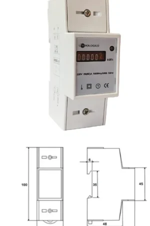 Contatore di energia L‘orologico Ticonto monofase meccanico - OR27746S Consegna Rapida