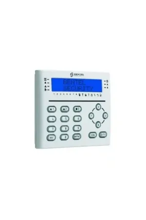 absoluta twhite tastiera di comando bentel lcd bianca con lettore di prossimita‘ display blu BENTEL TWHITE Di Tendenza
