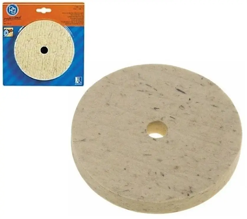 DISCO IN FELTRO PER LUCIDARE A SPECCHIO sp. 15mm Ø 125mm Miglior Prezzo