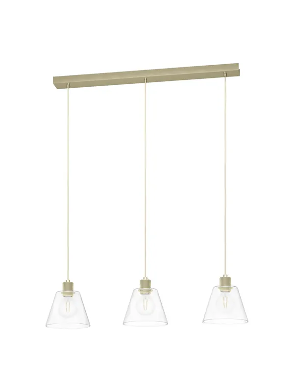 Solo Oggi Lampadario a sospensione moderno oro a 3 luci GL0199 per cucina camera