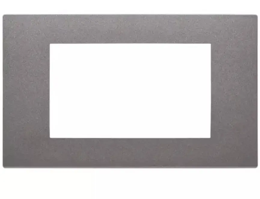 Super Prezzo Placca Vimar Linea 4 moduli Metal - 30654.22
