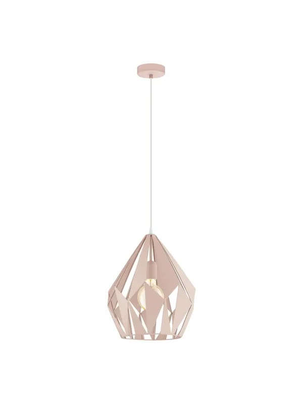 Lampadario moderno a sospensione rosa a 1 luce GL0191 per cucina camera Subito Disponibile