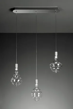 Sforzin Urban Honey 1719.35 led Lampada moderna a 3 luci in linea Pagamento Sicuro