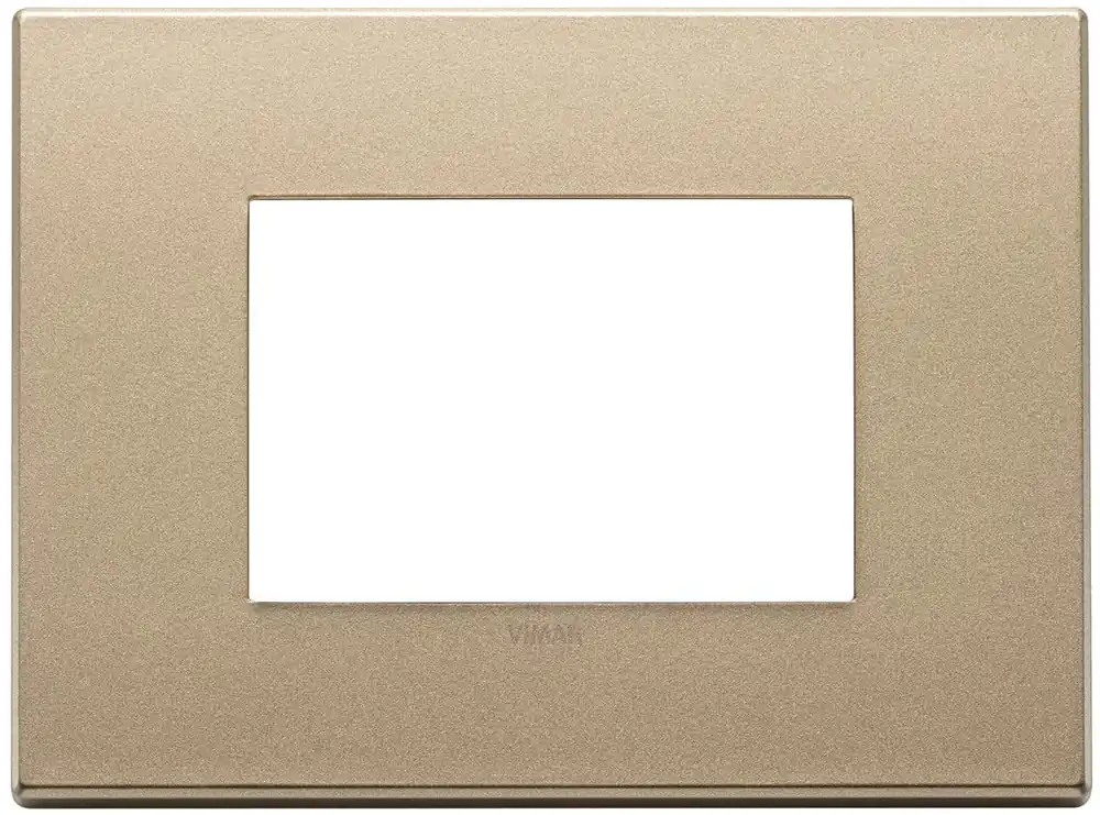 Sconto Placca Vimar Eikon Exé 3 moduli oro satinato - 22653.88