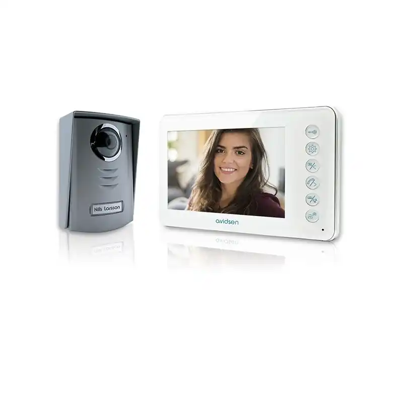 Solo Oggi kit videocitofonico ilva 2+ slim touch bianco 7 pollici a colori 2 fili avidsen 112240