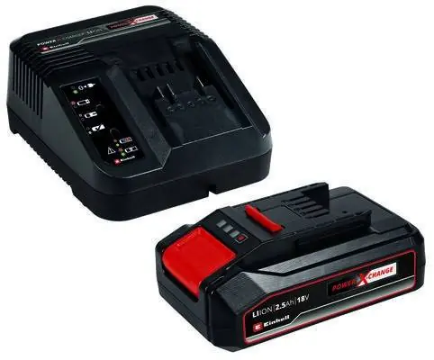 Economico Starter Kit PXC composto da una batteria di sistema 2,5Ah e un caricabatteria rapido di sistema 18V