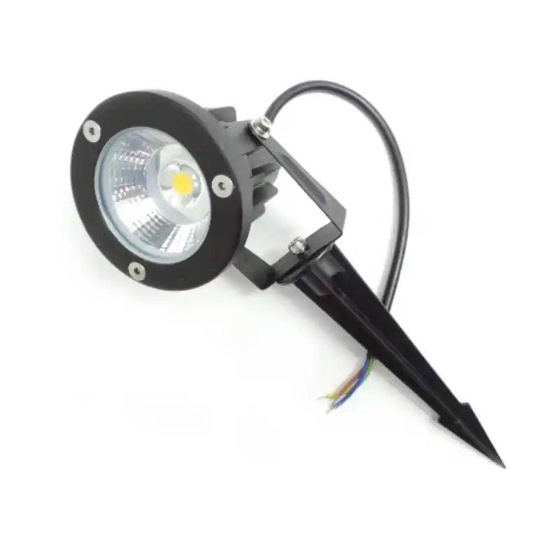 faretto picchetto giardino led da esterno con staffa cob 6w luce fredda stagno ip65 impermeabile 57FS3B Offerta Lampo
