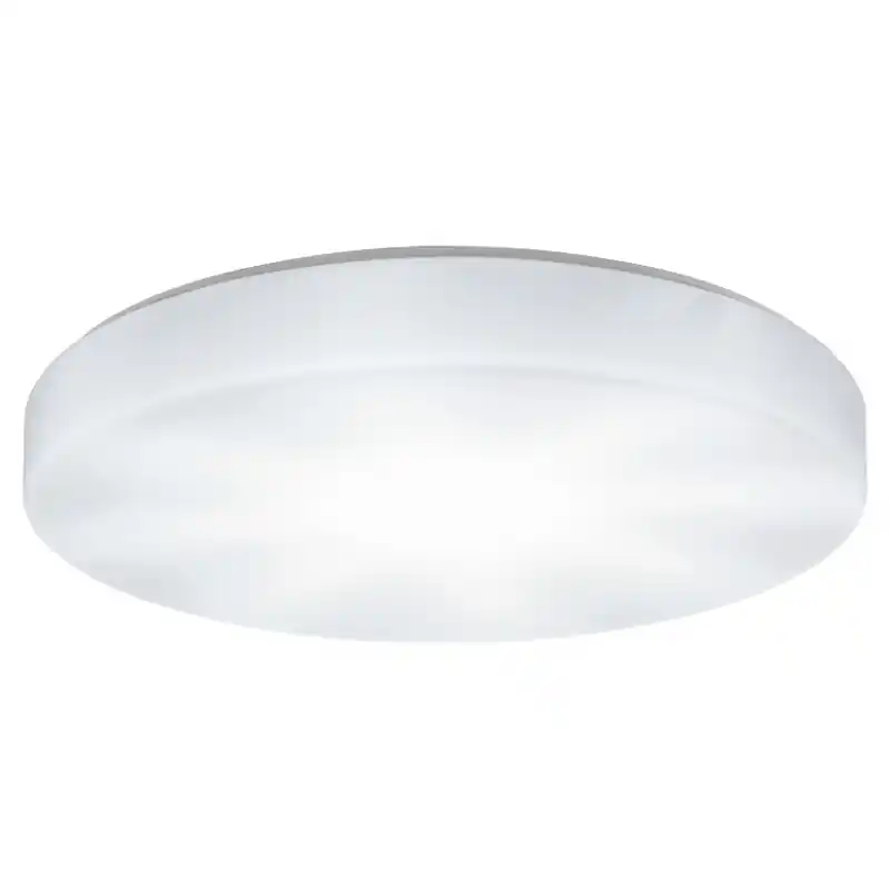 eglo 93632 beramo singolo led luce parete acciaio inox bianco plastica plafoniera moderna Popolare