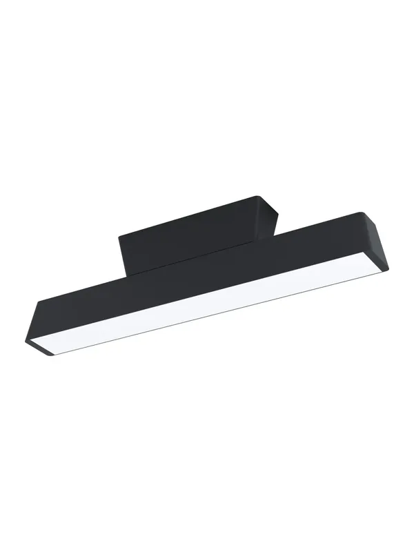 Soddisfatti O Rimborsati Plafoniera a led smart rgb design moderno nero per soggiorno studio GL0002