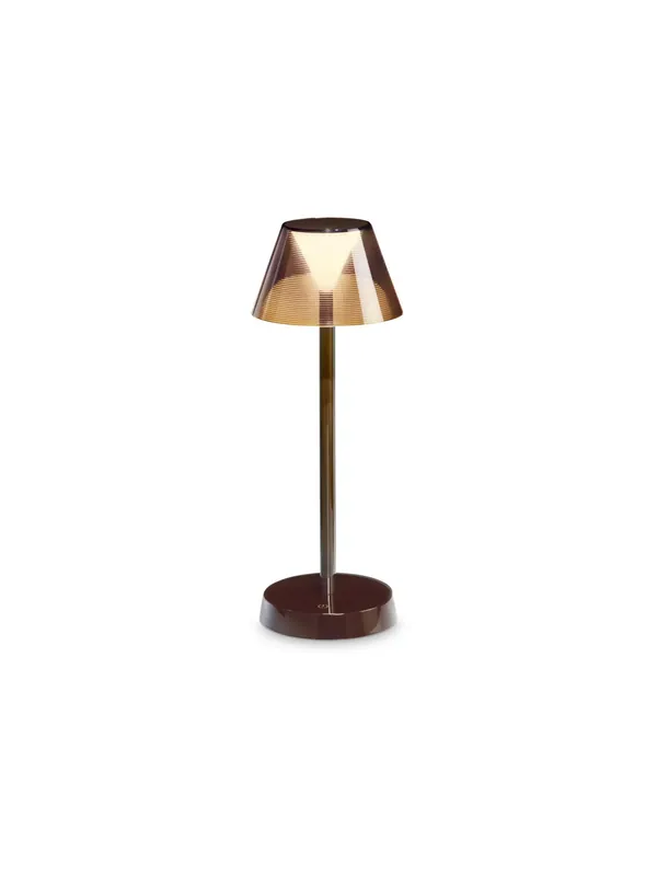 Lampada lume a batterie per esterno a led design moderno marrone DL1770 Non Perdere