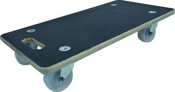 Subito Disponibile Carrellino portatutto rettangolare in legno 250Kg con ruote