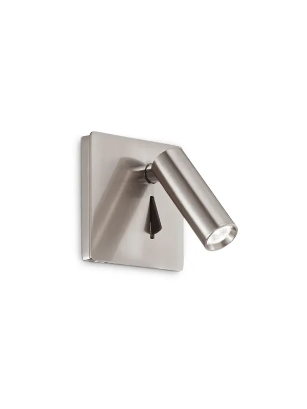 Applique faretto da incasso 502 moderno orientabile nickel per camera DL1758 Compra Adesso