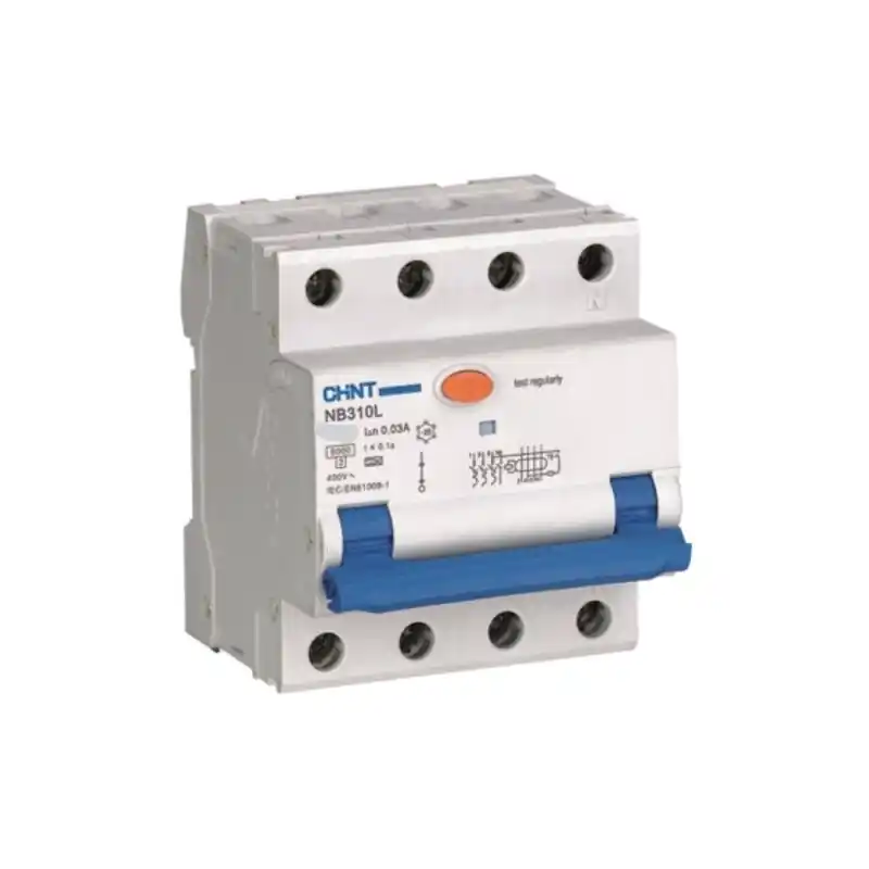 Nuovo Arrivo magnetotermico differenziale 32a 3p+n 6ka 0,03 30ma 4m curva c tipo ac compatto chint 660024