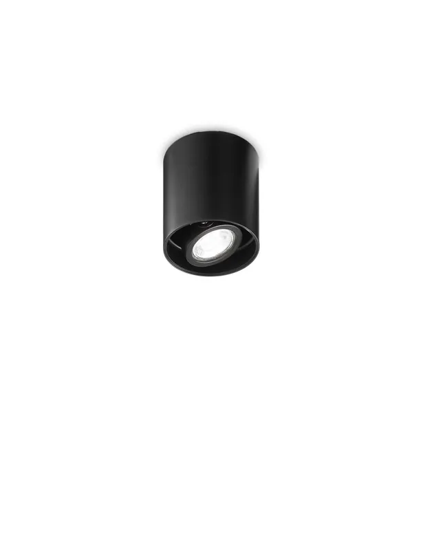 Prezzo Di Fabbrica Ideal Lux Mood Pl1 D09 Round Nero