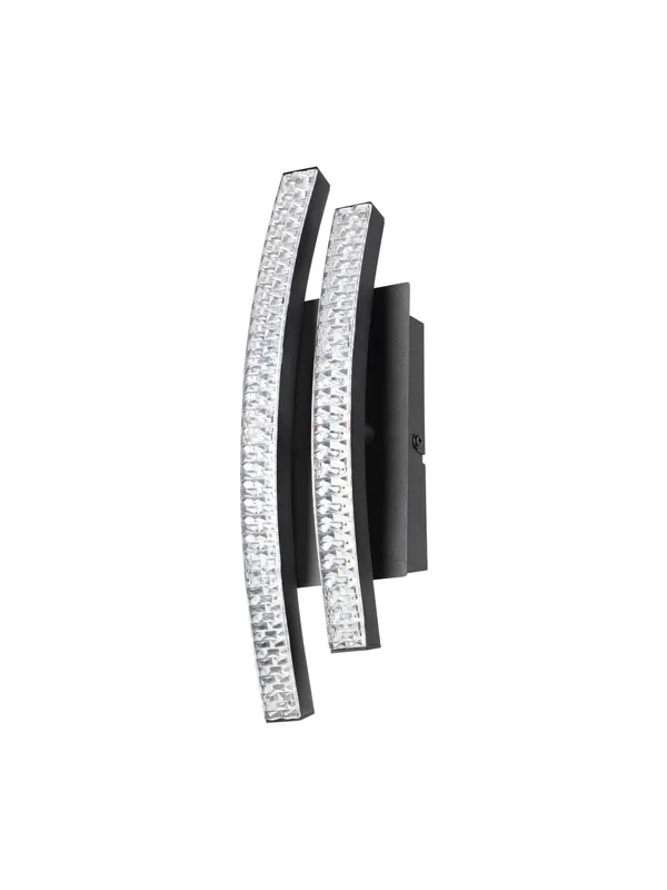 Applique moderno a led design nero per corridoio camera GL0073 Prezzo Di Fabbrica