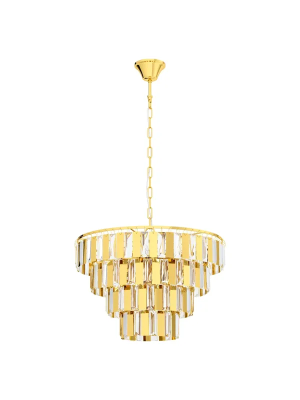 Lampadario classico design cristallo e oro a 7 luci GL0053 per soggiorno Ordina Subito