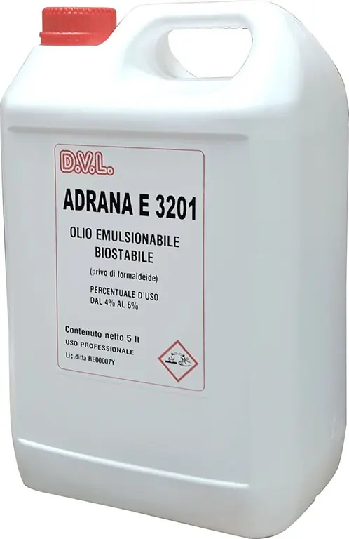 Prezzo Basso Olio emulsionabile professionale biostabile ADRANA E-3201 5 Litri