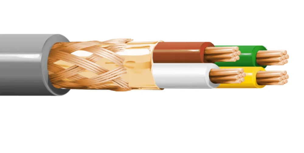Cavo elettrico schermato PVC 3x1,00 mmq ITC CC-31GRB500 Cavo al metro Scelto Dai Clienti