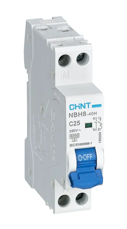 Soddisfatti O Rimborsati Interruttore magnetotermico compatto Chint 1P+N 1 modulo 25A 6kA - 190260