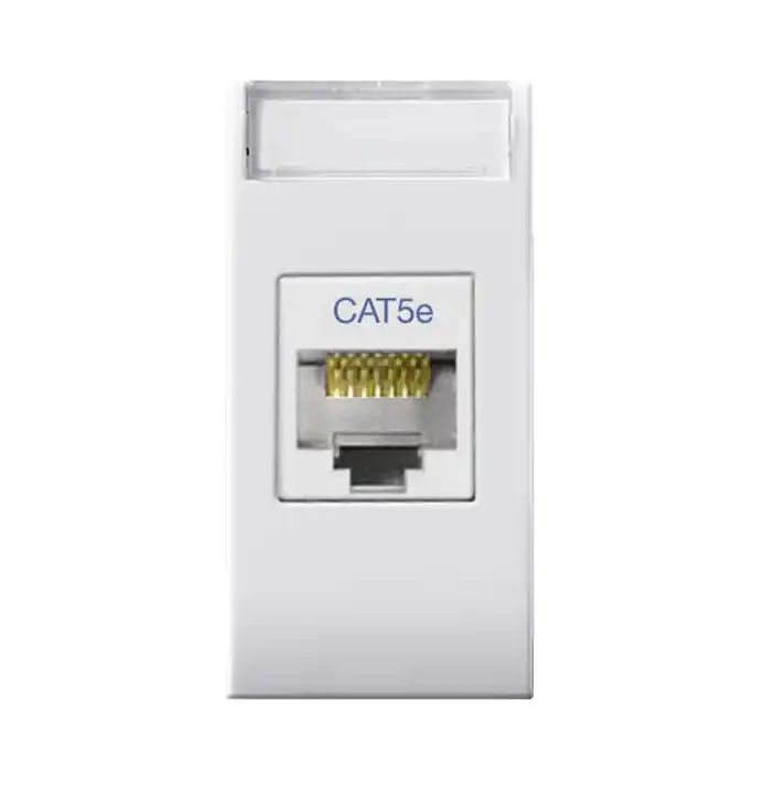 Presa RJ45 AVE Domus S44 cat 5E 1 modulo bianco - 441027C5E Economico