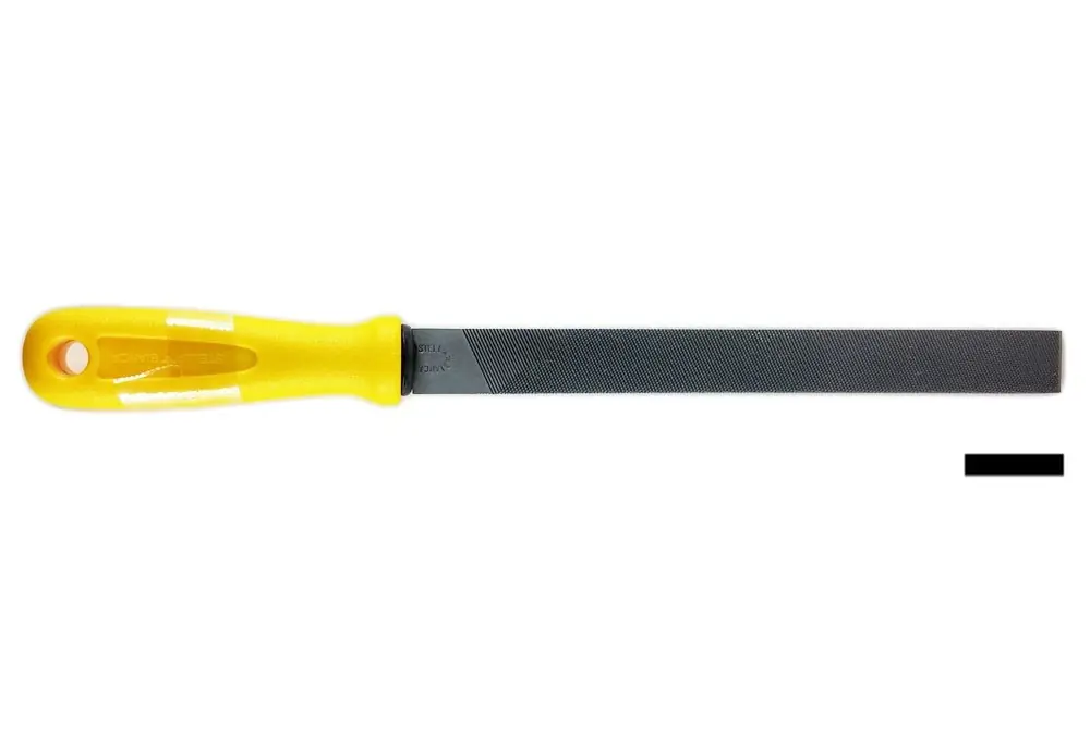 Lima piatta parallela UNI5487 a grana mezzodolce per meccanica, lunga 20 cm Nuova Collezione