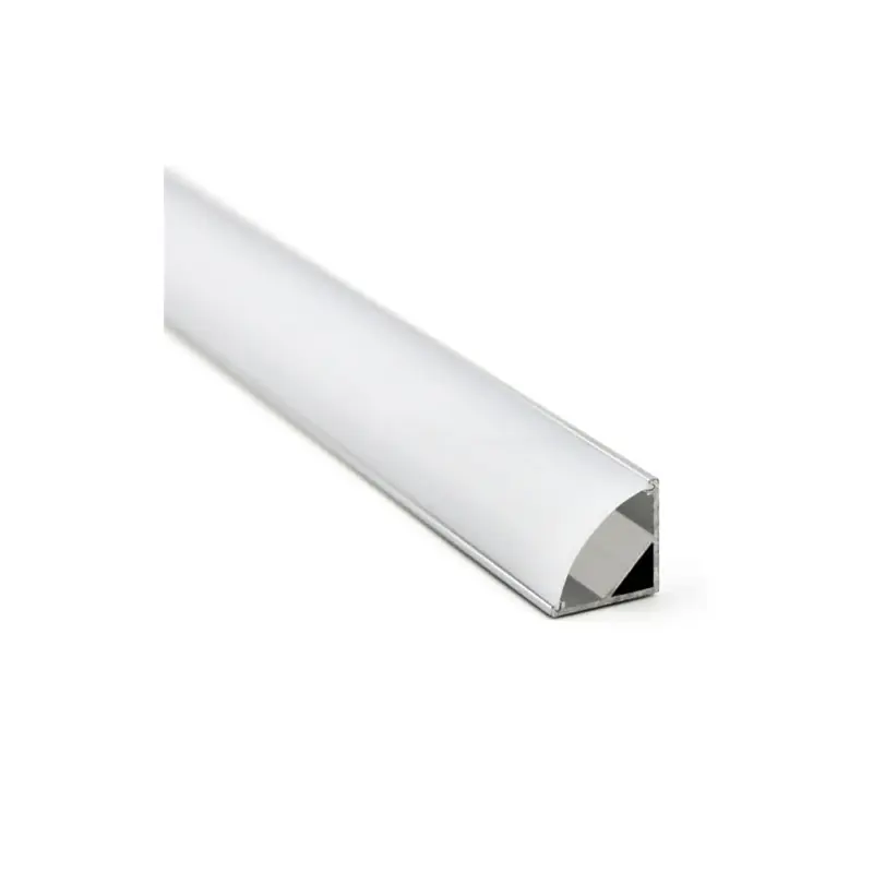 Novità opaco profilo led alluminio barra angolare 1metri strip 8 10mm mod 1616 rotondo curvato