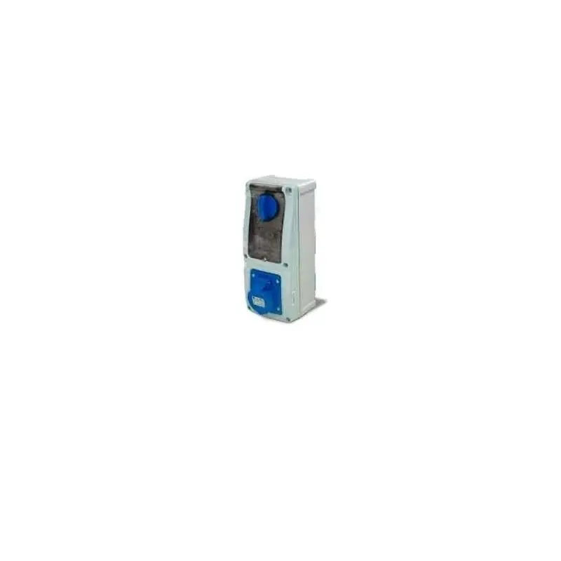 Soddisfatti O Rimborsati rosi presa interbloccata con fusibili verticale 2p+t 16a 220v con fondo ip44 6h blu 16.3214B6