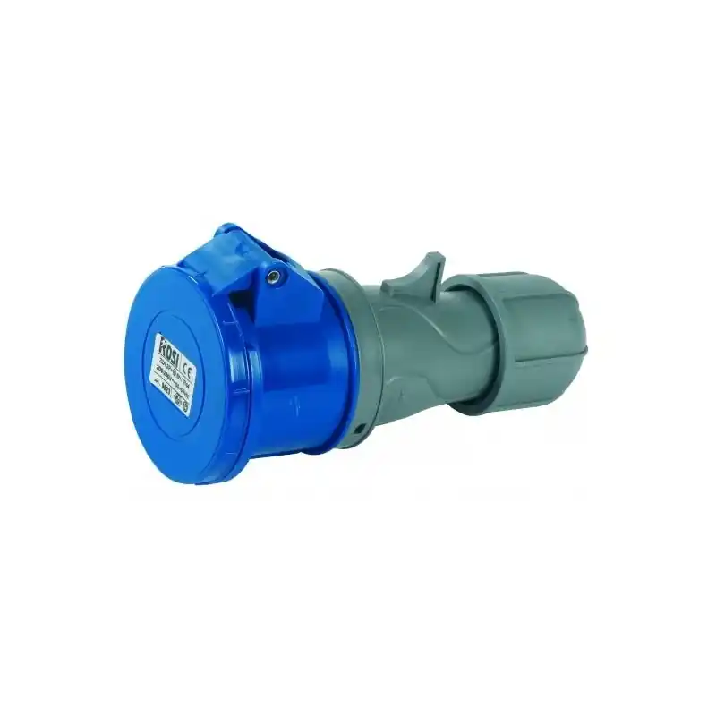 Saldi rosi presa industriale mobile volante cee 2p+t 32a ip44 6h 220v blu 9523