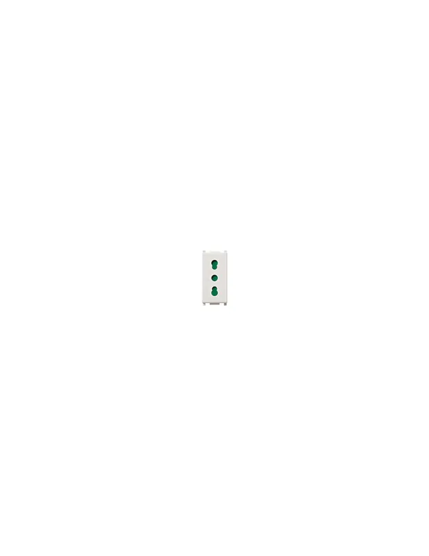 Presa elettrica bipasso universale 2x16A+T plana vimar 14203 Nuova Collezione