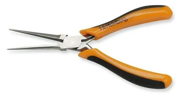 Vendita Finale Pinza per elettronica a becchi lunghi MUNDIAL 150mm, impugnatura bicomponente ergonomica