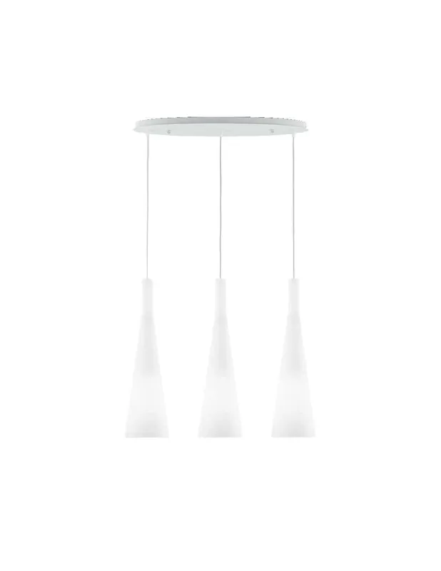 Offerta Speciale Ideal Lux Milk SP3 lampadario moderno da cucina a 3 luci