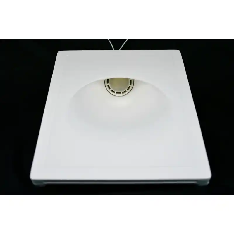 Compra Adesso faretto segnapasso in gesso asimmetrico ceramico a scomparsa verniciabile CSF037