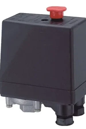 Popolare Pressostato trifase con interruttore per compressore PR/03 380V 1/4"