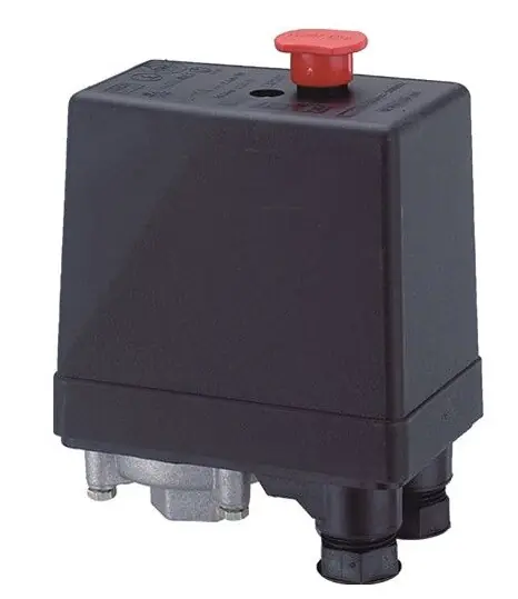 Popolare Pressostato trifase con interruttore per compressore PR/03 380V 1/4"