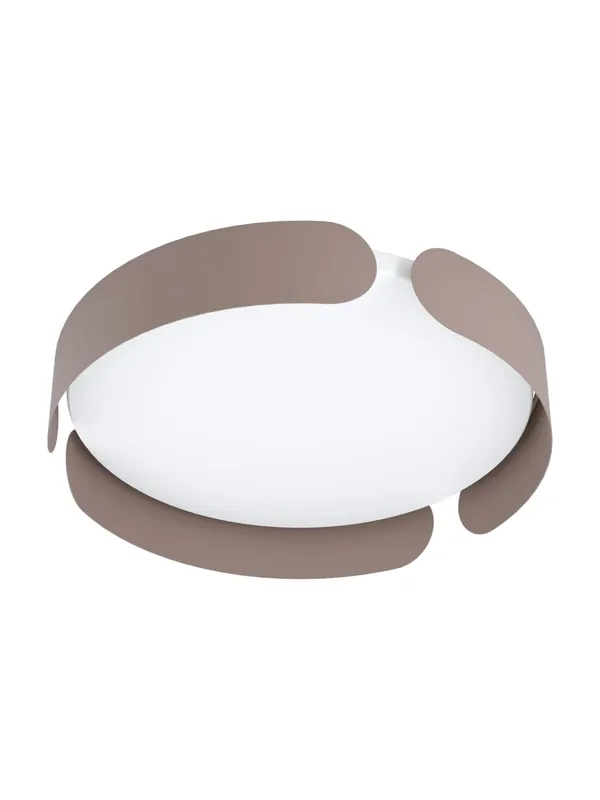 Plafoniera a led moderna design tortora per soggiorno camera GL0114 Occasione