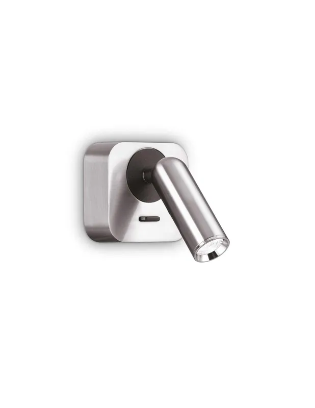 Consegna Rapida Ideal Lux Bean Ap Square Nickel luce da lettura a letto