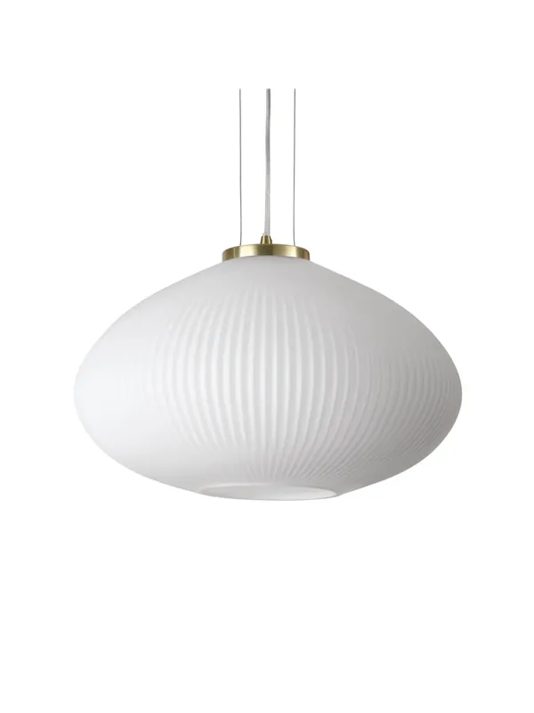 Lampadario a sospensione classico vetro bianco 45cm per cucina DL1702 Direttamente Dal Produttore
