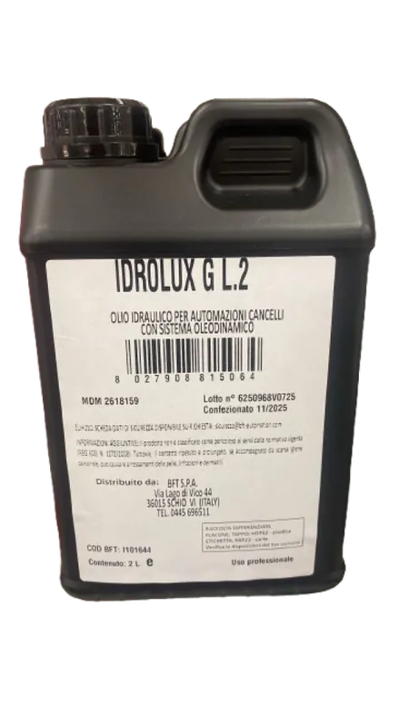 Olio idraulico automazioni cancelli 2 L BFT 2618159 Subito Disponibile
