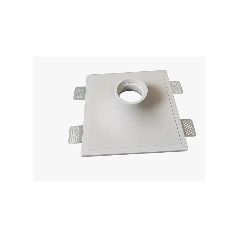 Spedito Oggi faretto da incasso quadrato con uscita conica in gesso ceramico csf387