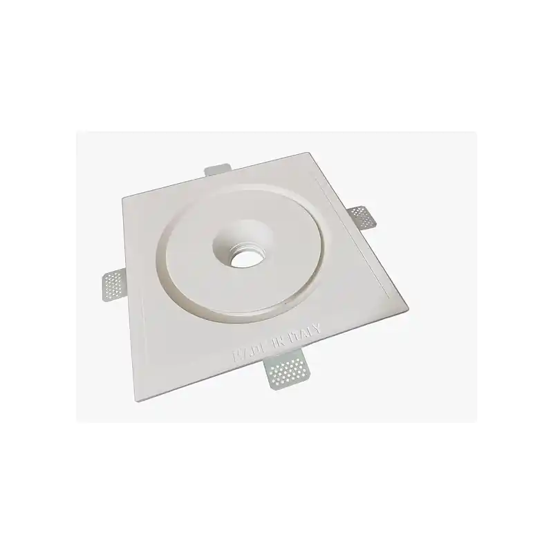 faretto quadrato da incasso in gesso ceramico concentrico csf500 Offerta Lampo