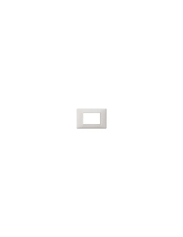Placca plana tecnopolimero 3moduli bianco vimar Super Prezzo