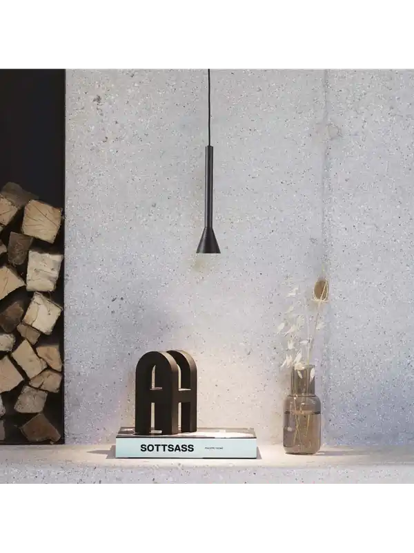 Lampadario moderno design nero a 1 luce per cucina penisola DL1684 Promo Stagionale