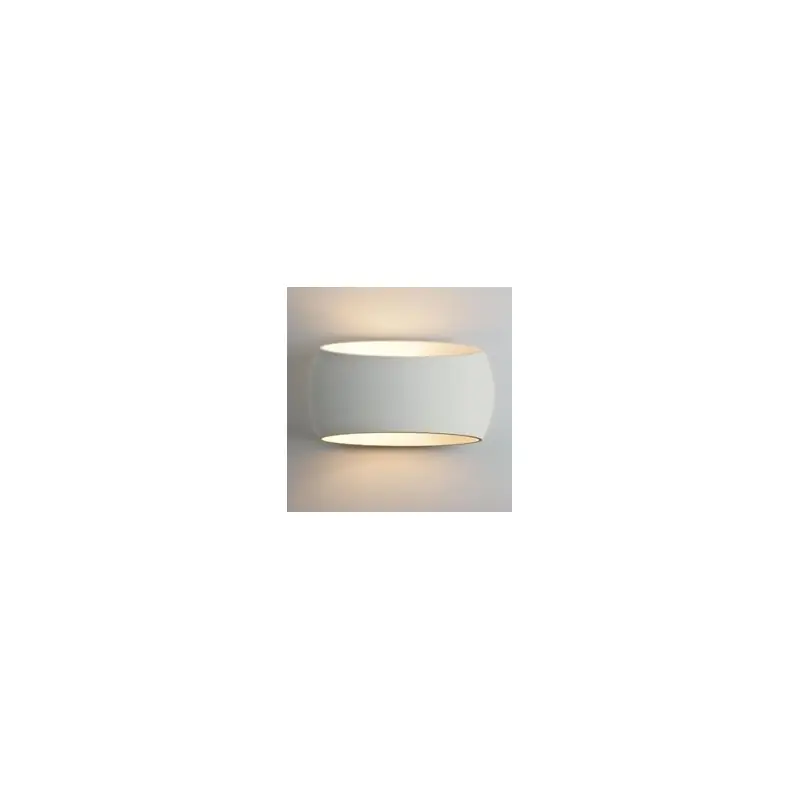 plafoniera applique lampada led a parete biemissione in gesso ceramico csf550 Ordina Subito