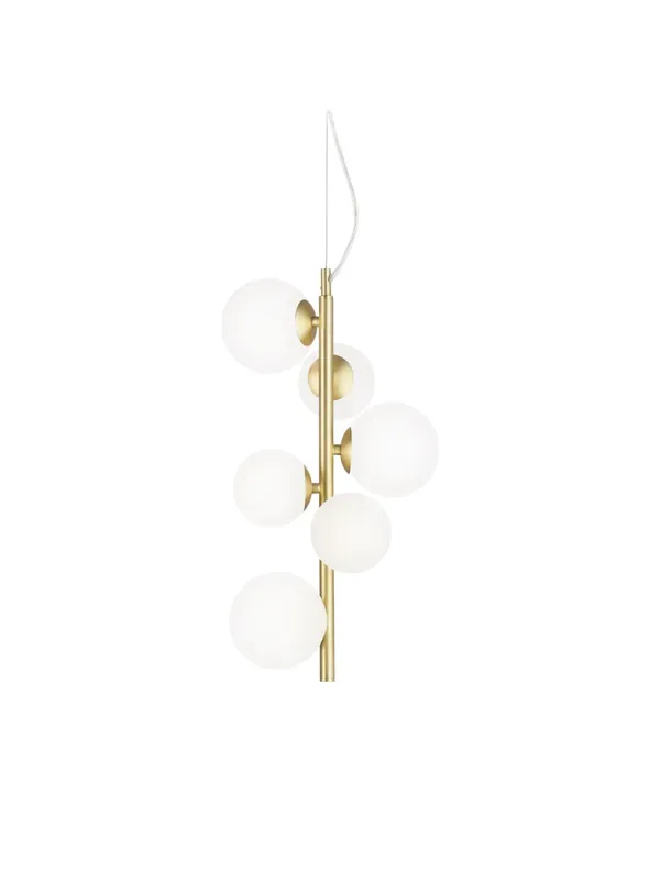Prezzo Scontato Lampadario moderno design oro 6 luci per camera soggiorno DL1683