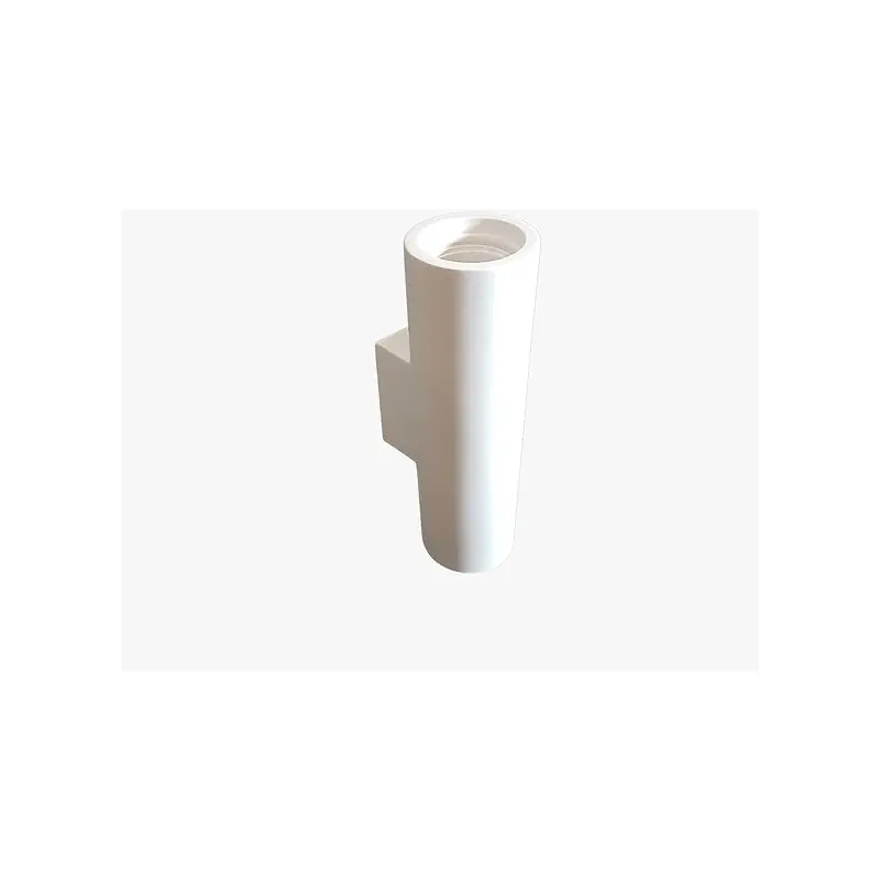 Professionale applique cilindro plafoniera lampada biemissione led in gesso ceramico csf663