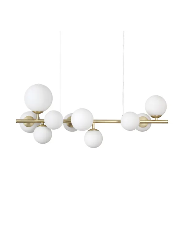 Offerta Speciale Lampadario moderno design oro 10 luci per camera soggiorno DL1682